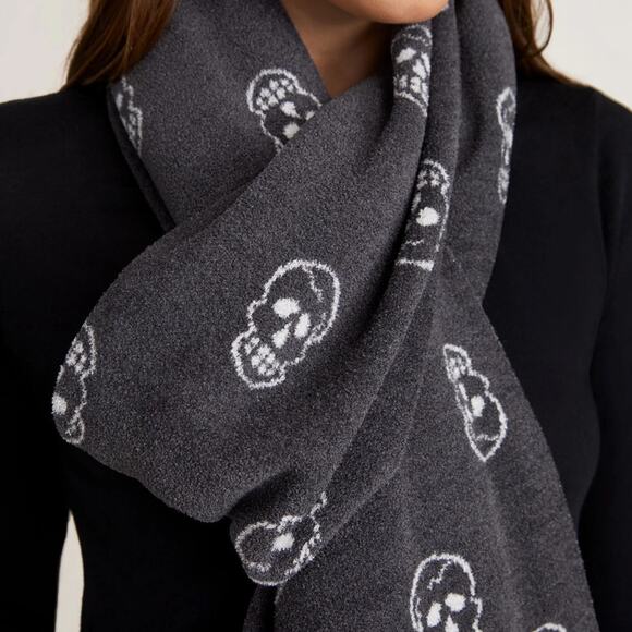 BEARFOOT DREAMS
CozyChic Ultra Lite Skull Print Scarf Gray - Picture 1 of 6